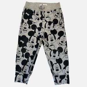 GAP Disney Mickey Mouse Gray Toddler Joggers